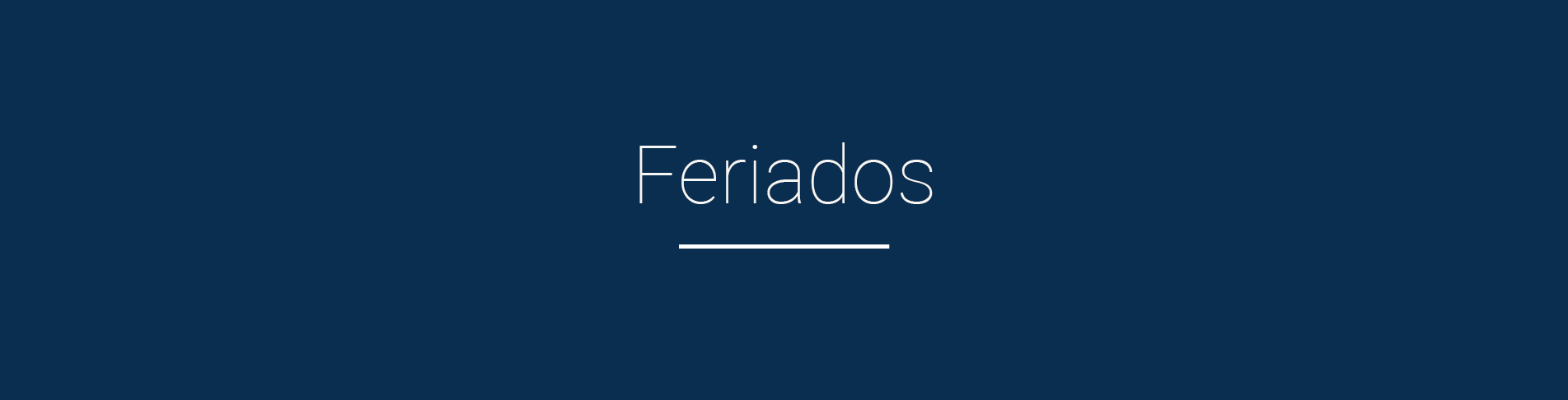 Feriados