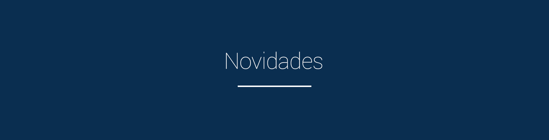Novidades