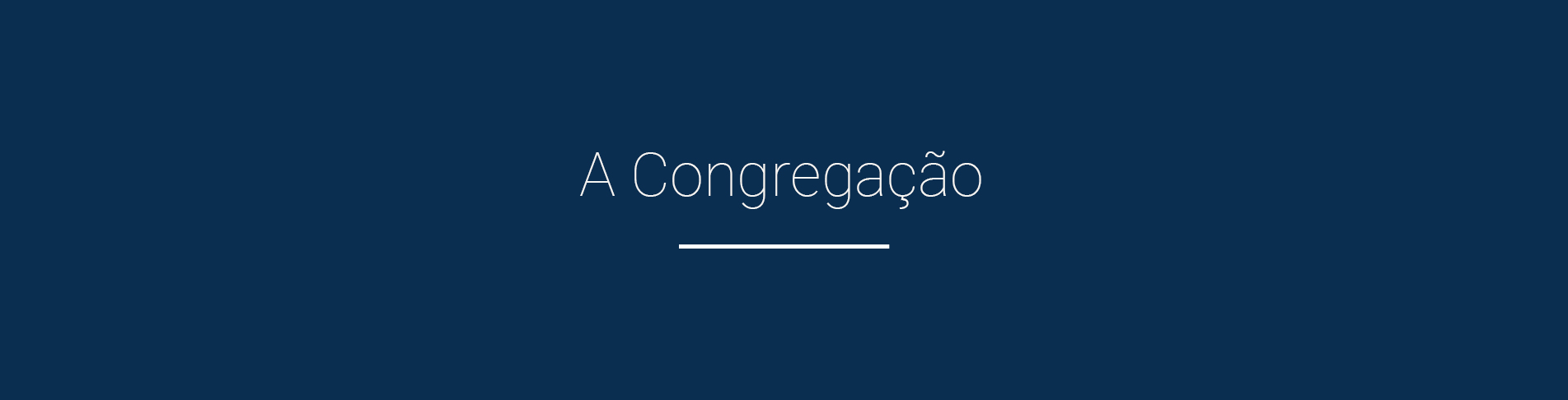 A Congregação